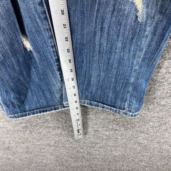 Torrid Jeans Women 20 Plus Blue Denim Dark Wash High Rise Distressed Skinny - Picture 7 of 12